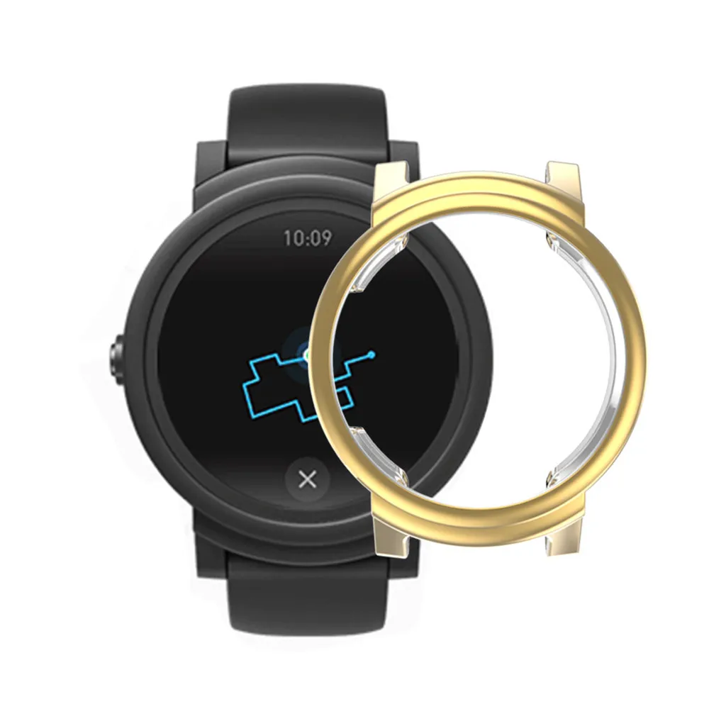 Ультра-тонкий мягкий ТПУ защитный силиконовый чехол для Ticwatch E смарт-часы носимые против царапин Аксессуары#605
