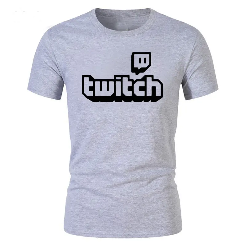 Twitch ТВ футболка Фиолетовый Игровой Топ Мужская футболка «геймер» отцы день веер подарки короткий рукав мужские футболки - Цвет: 11