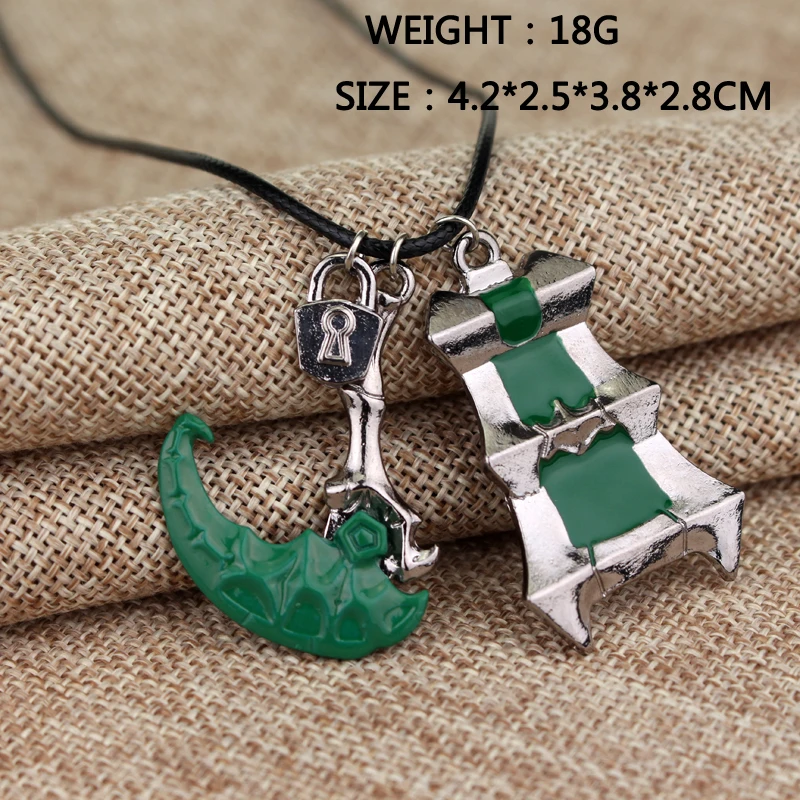 Игра ювелирных изделий молотить ожерелье оружие из цинкового сплава цинковый