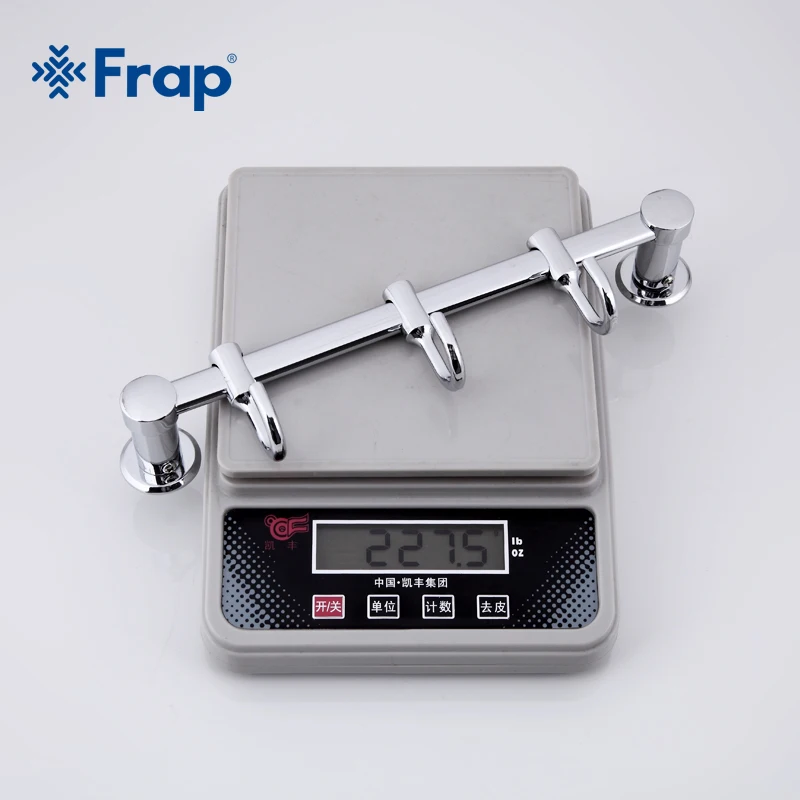 Frap цинковый сплав хромированный крючок для одежды Гибкая скользящая вешалка