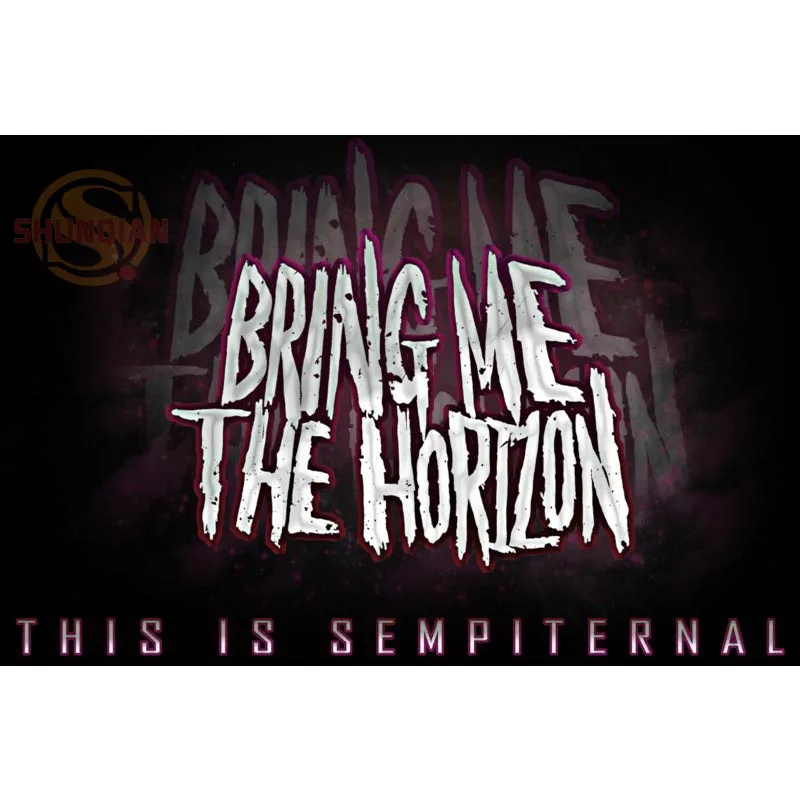 Новый постер Bring Me The Horizon атласный на заказ тканевый настенный с принтом из
