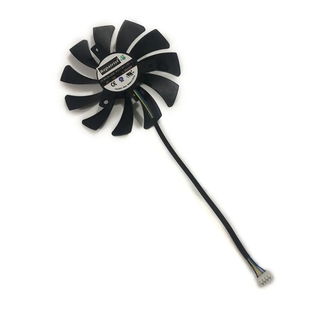 R9nano Вентилятор охлаждения графической карты VGA Охладитель Для sappire zotac his Radeon R9