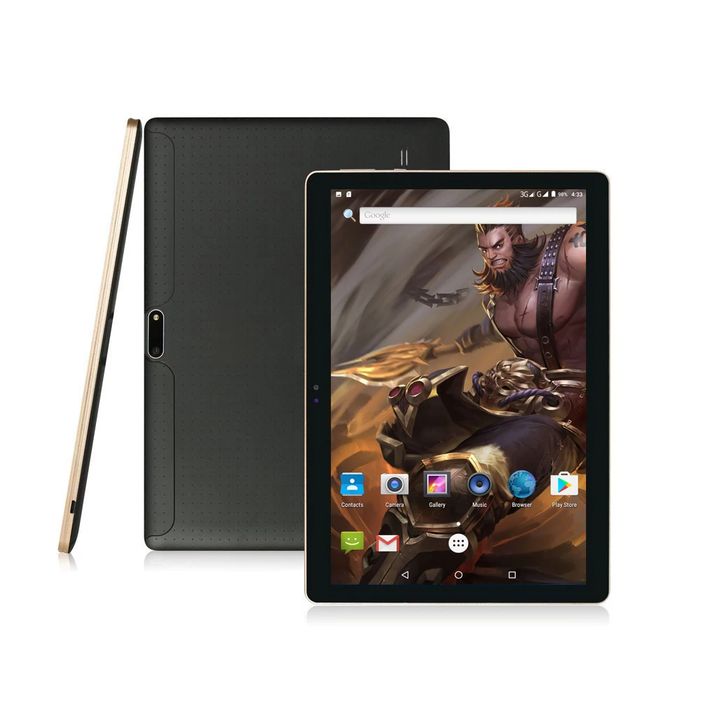 Планшетный ПК с экраном 10 дюймов Android 7 0 Восьмиядерный 4 Гб ОЗУ 64 ПЗУ GPS 5 МП 1280x800 IPS 3G