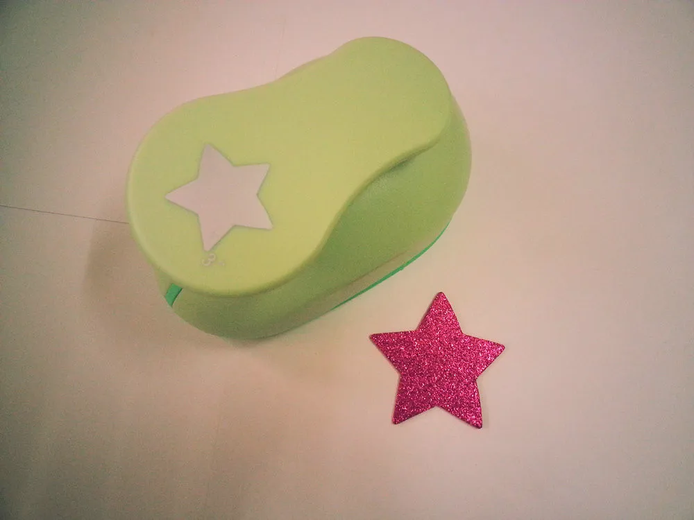 free shipping 3 inch (about 7.0cm )Star shape of paper punch crafting punches eva foam for scrapbook | Канцтовары для офиса и