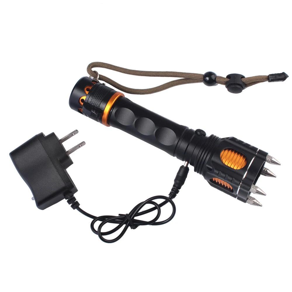 Фонарик 18650 5 режимов cree-xm-l t6 светодиодные антибликовые многофункциональные