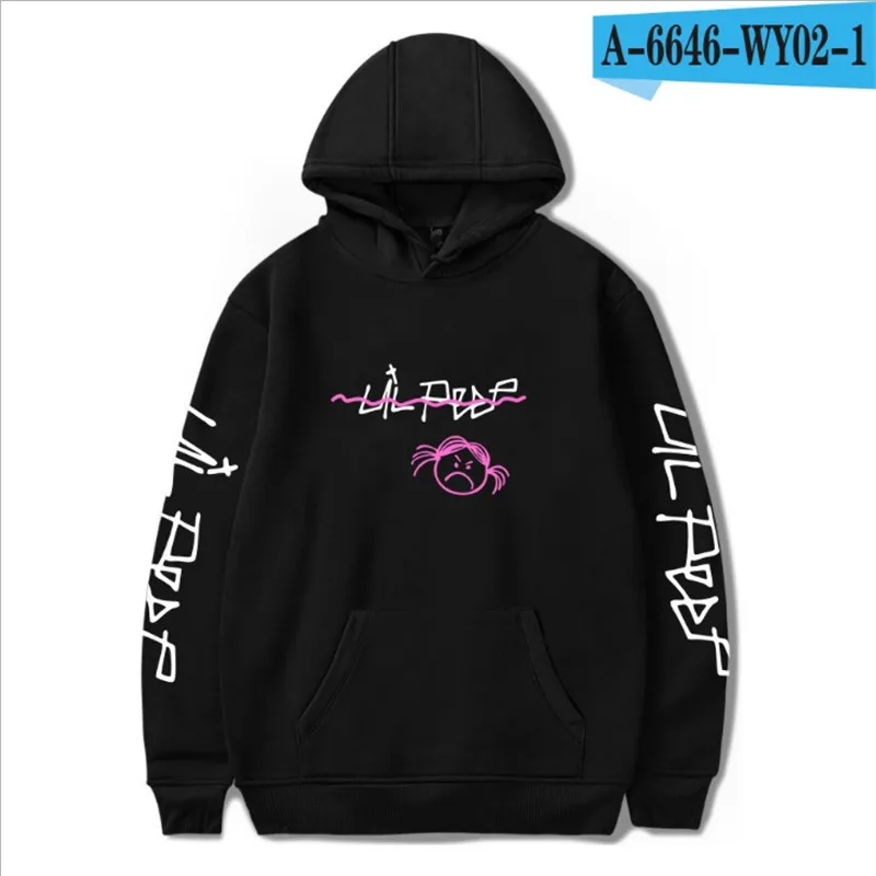 Мужские толстовки с капюшоном Lil Peep пуловер для мужчин и женщин sudaderas cry Детская