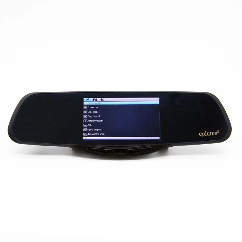 Eplutus GR-50 Автомобильная видеокамера 5"Stream Media Mirror Dvr HD 1080P WiFi GPS Dash Cam Registrar Video Recorder 2 камеры on.
