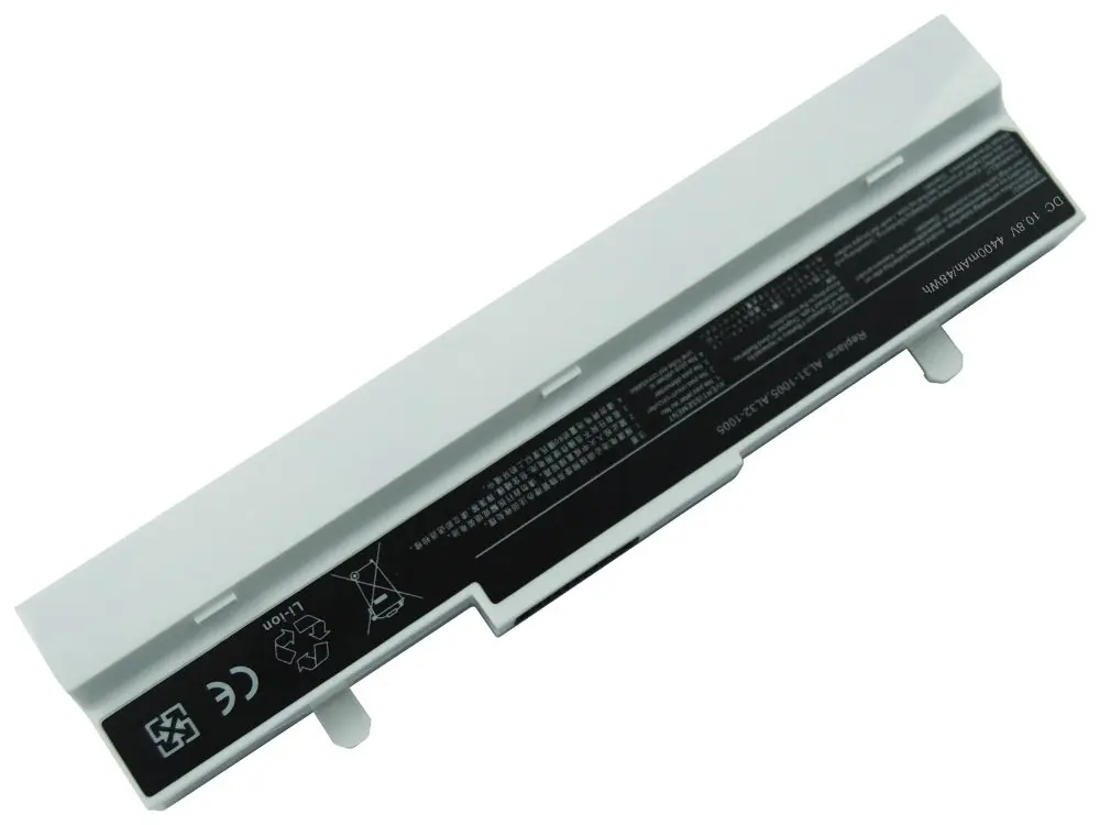 LMDTK белая 6 ячеек Φ Eee PC 1001HA 1005 1005H 1005HA фотосессия бесплатная доставка|laptop battery|battery