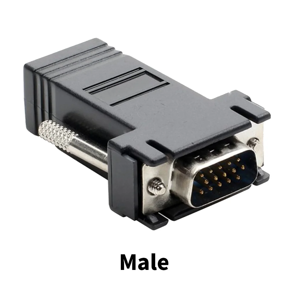 Пара удлинительных шнуров VGA для подключения к локальной сети Cat5 Cat5e RJ45 Ethernet