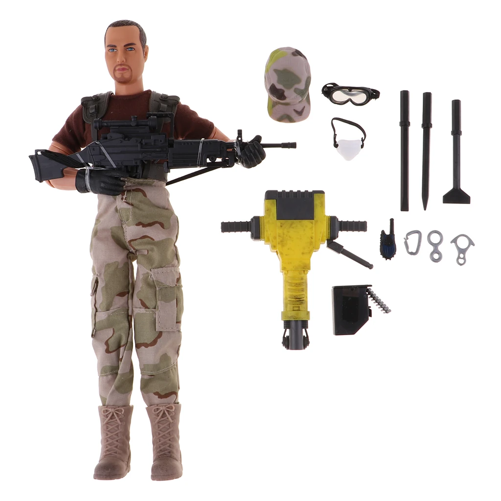Engineer 12 дюймов, фигурки спецназа, 1/6 масштаб, военные фигурки, модель, армейский человек, фигурки с аксессуарами, коллекционная игрушка - Цвет: Engineer