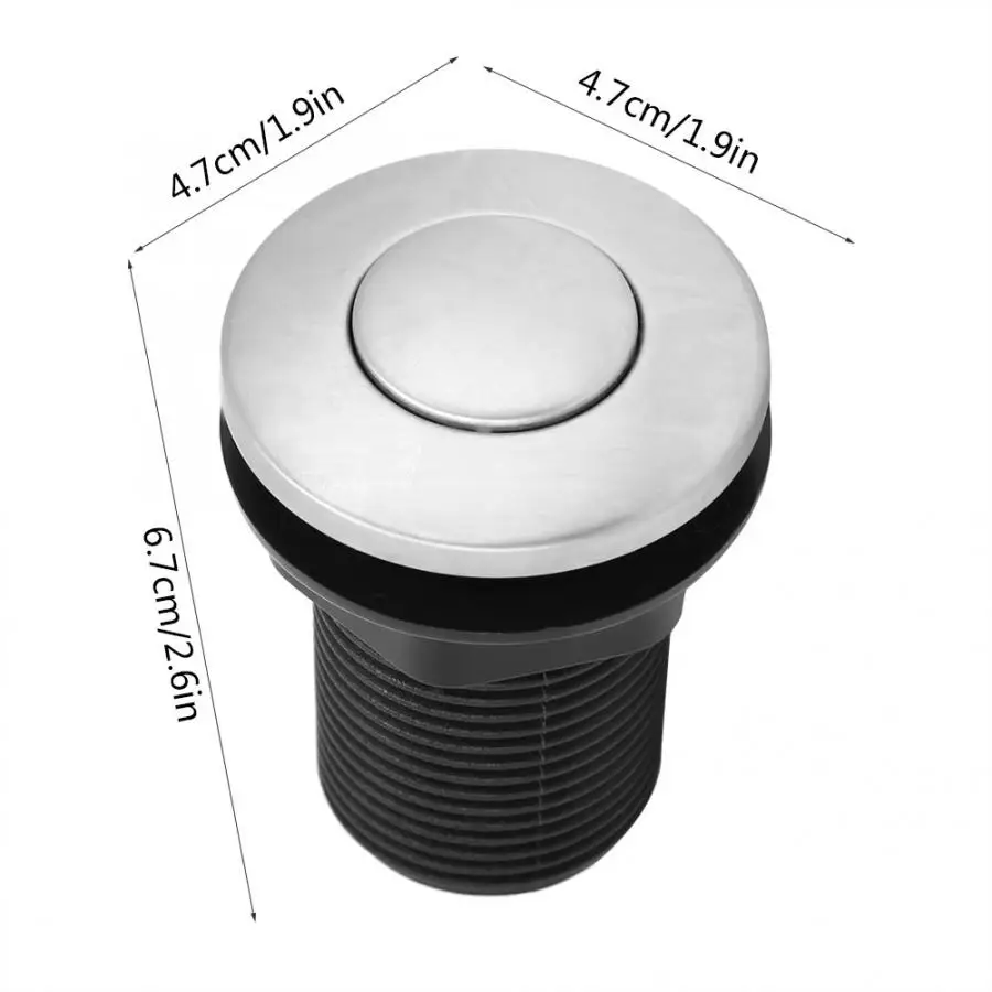 Автоматический выключатель воздуха для мусора кнопка самоблокировки + комплект