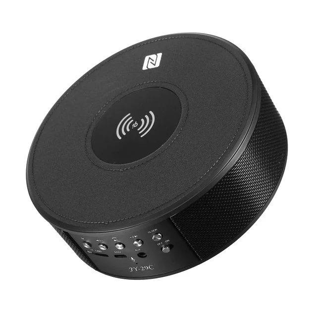 Многофункциональный беспроводной bluetooth-динамик Qi портативный радио громкоговоритель зарядное устройство для мобильного телефона док-станция