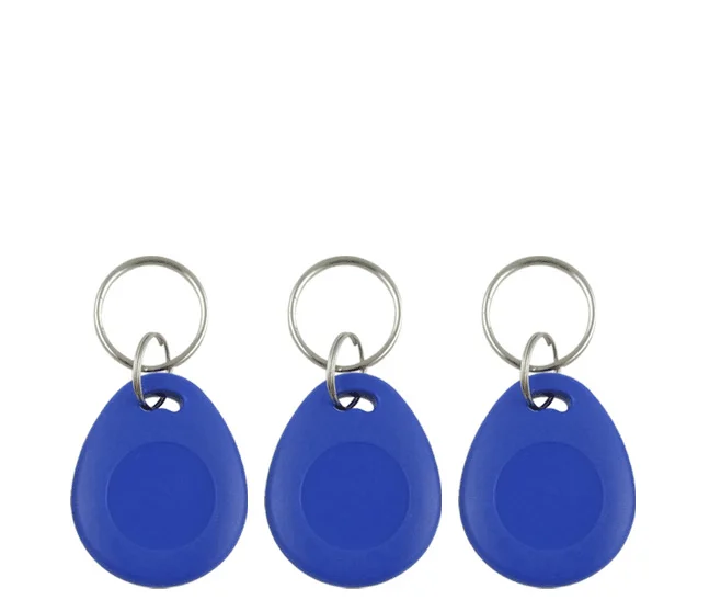 125khz keychain cards passageway access control key token tag read only keyfob logo printing support id number em4100 rfid | Безопасность