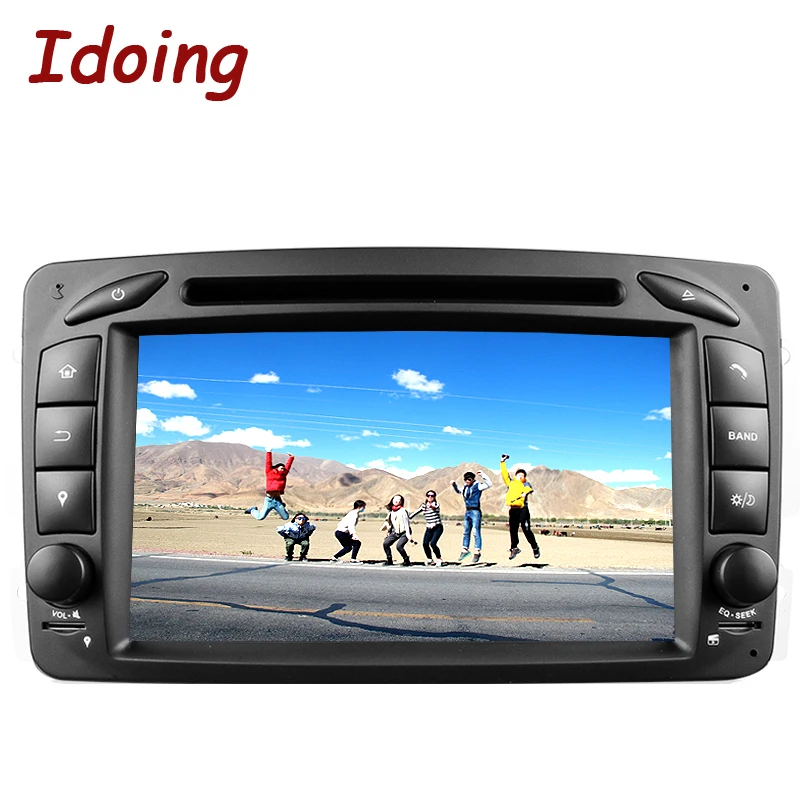 Idoing 2Din руль для Mercedes/Benz/W209/203 Android 7 1 автомобильный DVD мультимедийный видео плеер HD