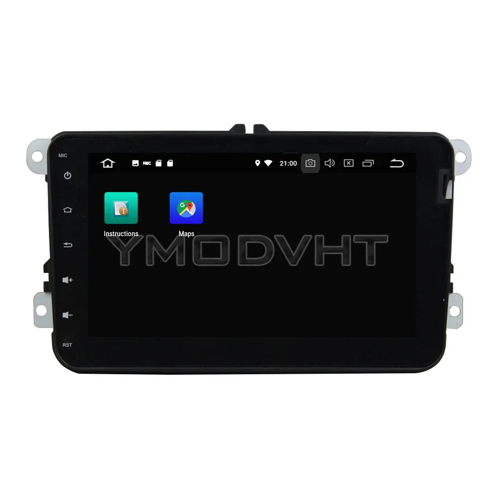 YMODVHT 8 дюймов Android 0 Восьмиядерный 4 ГБ Автомобильный DVD Радио Для VW