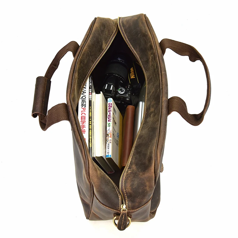 Мужская Дорожная сумка из натуральной кожи 18 дюймов натуральная кожа дорожная