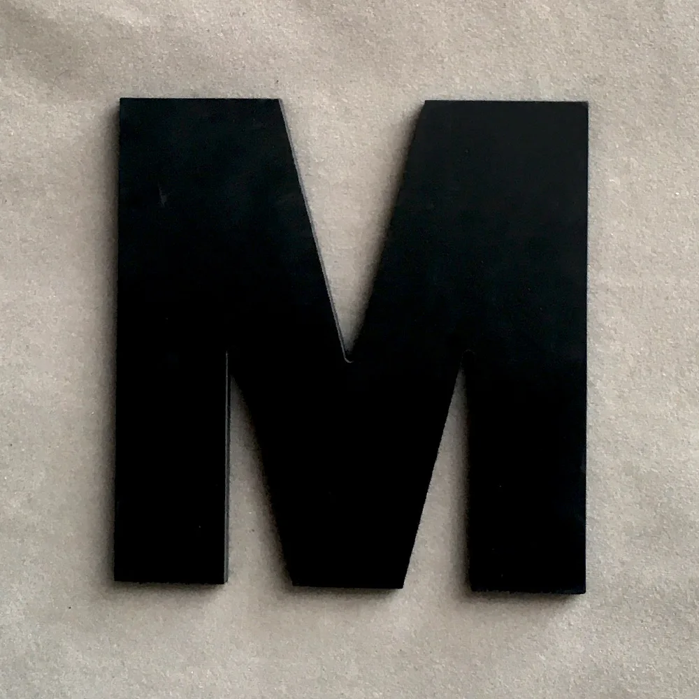 M DIY 3D черная столичная английская стена для писем наклейки для гостиной спальни фон стены домашний Декор ПВХ съемные наклейки на стену - Цвет: M
