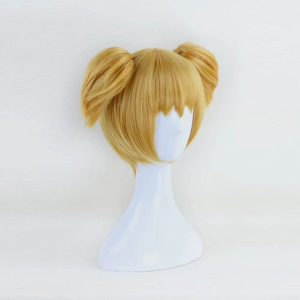 New POP TEAM EPIC Cosplay Wig Costume Play Wigs Yellow Blue Pop Pipi Halloween Costumes Hair Free Shipping High Quality