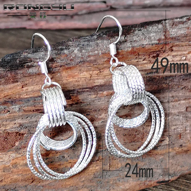 

Jewelry Women Circle Drop Dangle Earring Engagement Wedding Ear Studs