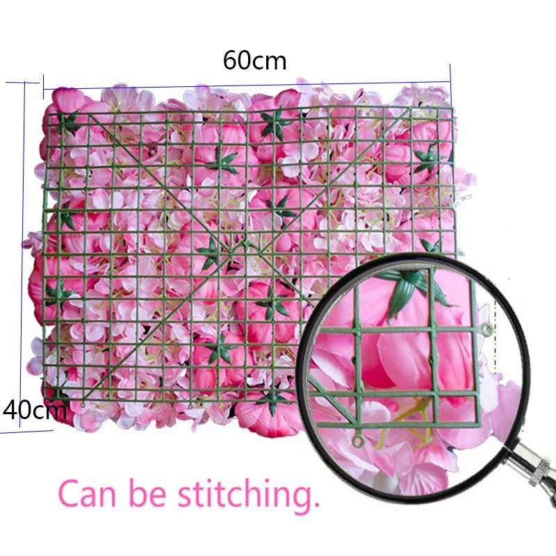 

60x40cm Artificial Wedding Background Flower Wall Home Shopping Mall Wall Window Display Wedding Photography Decoration