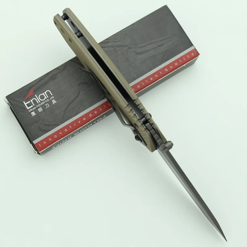 Enlan EW006 складной нож 8Cr13Mov лезвие 58HRC G10 Ручка Открытый кемпинг инструменты Охота выживания тактика карманные ножи подарок для мужчин