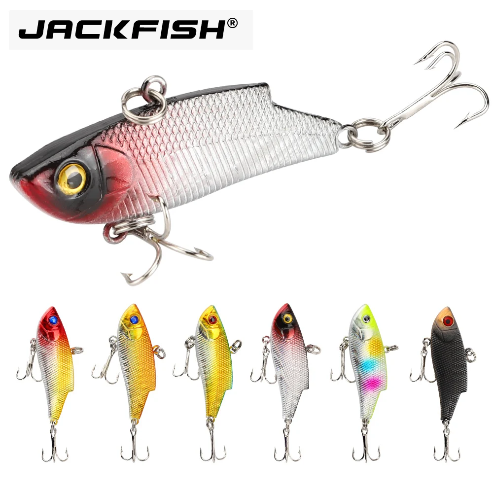 JACKFISH 10 г/55 мм VIB жесткая рыболовная приманка погремушка для рыбалки погружная