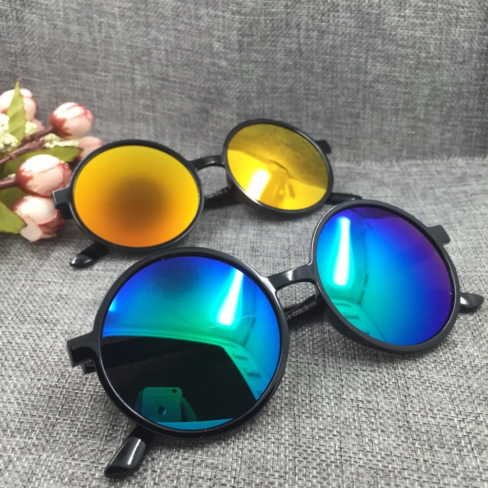Женские Классические солнцезащитные очки Gafas Oculos винтажные Круглые