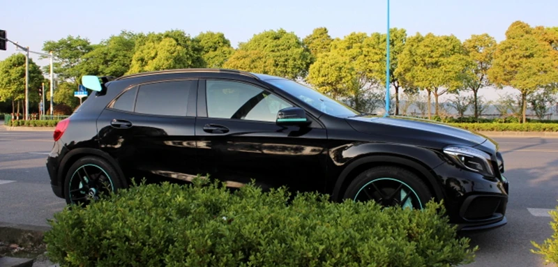 Для Mercedes-Benz GLA Class X156 GLA45 AMG GLA200 GLA220 GLA250 GLA260 ABS Материал Задний спойлер крыла крыши