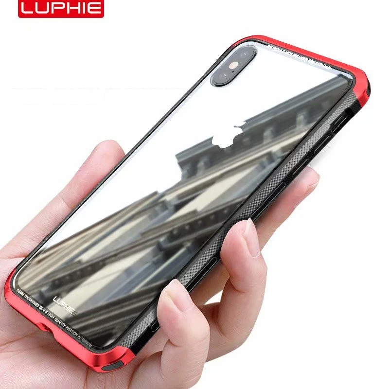 Luphie чехол для телефона Apple iPhone X XS Max XR CNC Алюминиевый металлический бампер