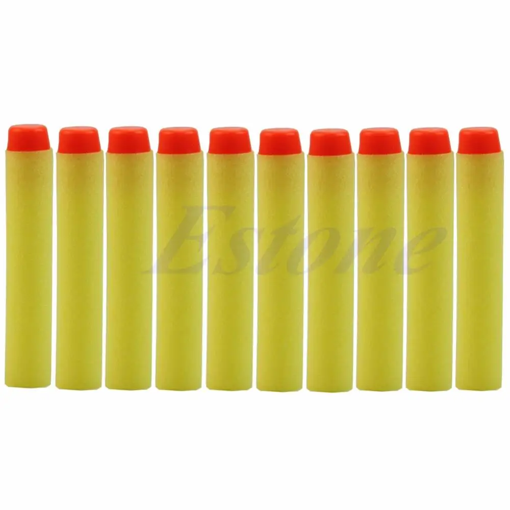 Новинка 10 шт./партия 7,2 см повторная зарядка пуль Дартс для Nerf N-strike Elite комплект бластеров игрушечный пистолет - Цвет: Y
