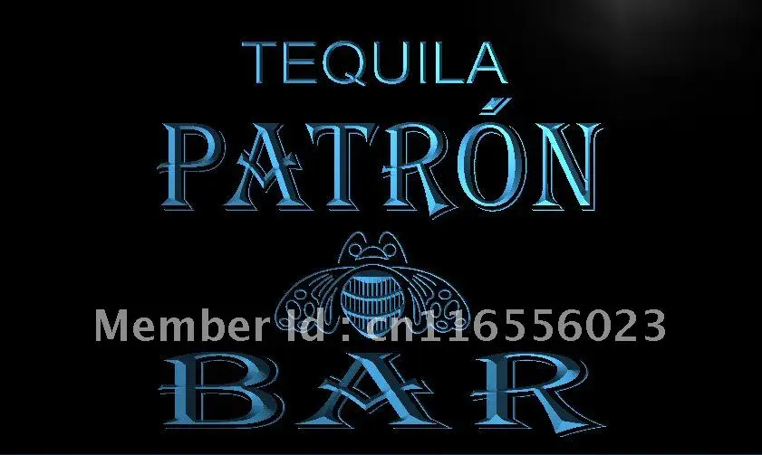 LA475- BAR покровитель Текила светодиодная неосветильник световая вывеска для
