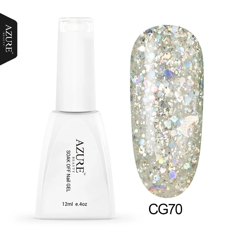 Гель лак Azure Beauty Star Moon для здоровья блестящий УФ гель ногтей полуперманентные
