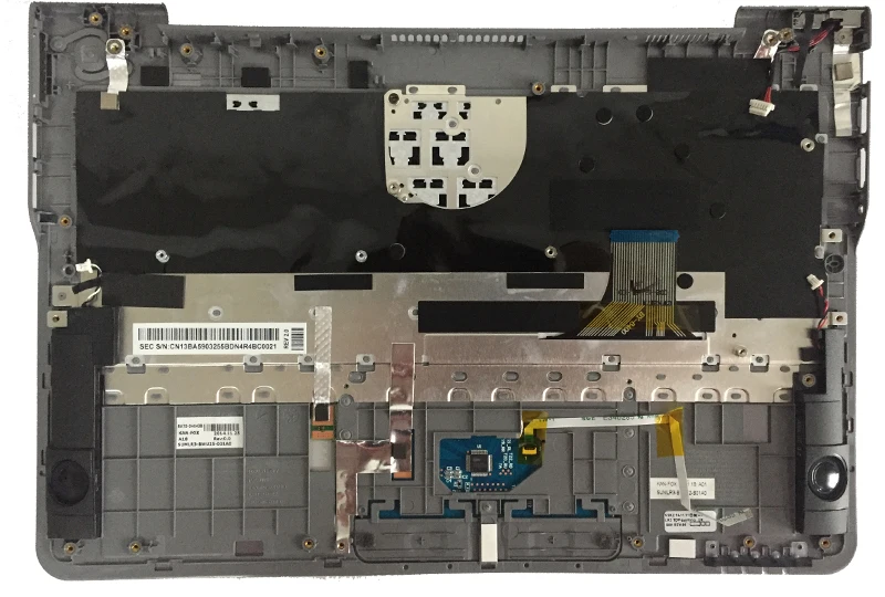 Новинка французское кружево ткань для samsung NP530U3C NP530U3B NP535U3C NP540U3 NP532U3C NP532U3A Клавиатура для ноутбука серый palmrest крышка BA75-04043B