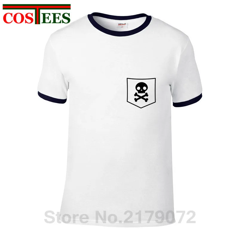 Pocket Goonies T shirts men Never say die Tees The goonies of astoria T-shirt pirate Skeleton tshirt one piece king shirt | Мужская