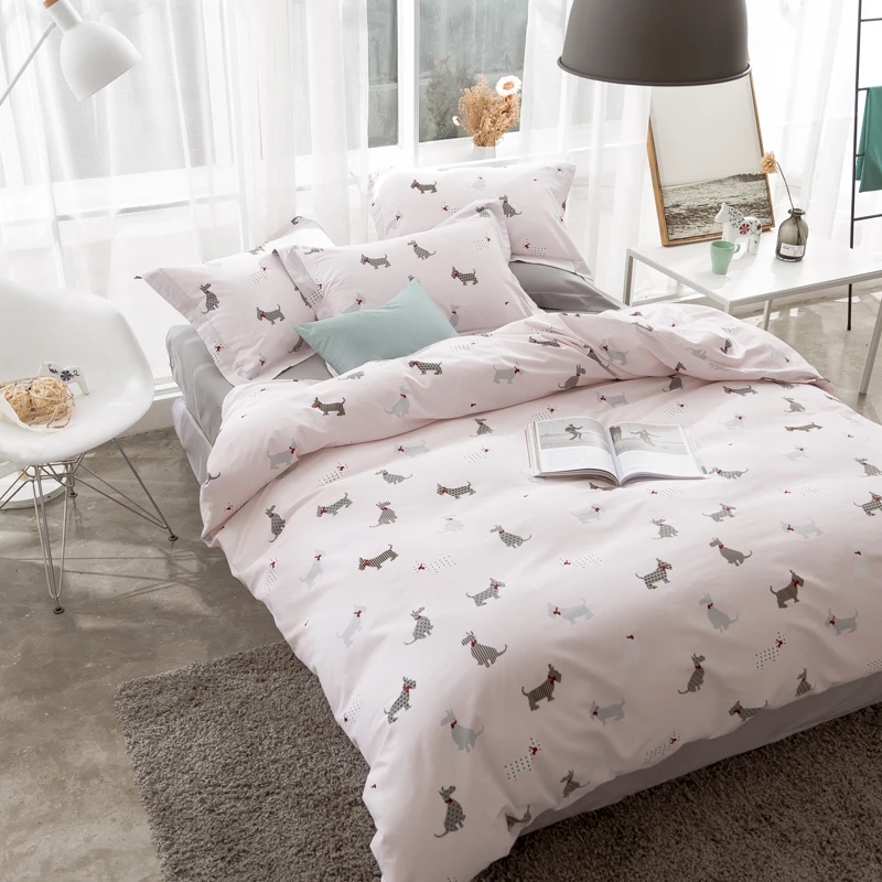 

Толстые 100% хлопок постельное белье Queen King size комплект постельного белья в стиле бохо мягкий теплый постельное белье набор постельных принад...