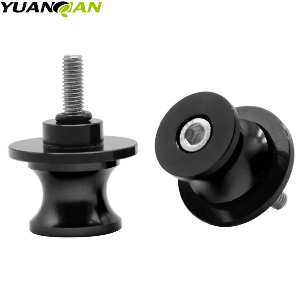2 шт. алюминиевые подставки для мотоциклов Honda Suzuki Yamaha Kawasaki|stand screw|swingarm spools sliderswingarm
