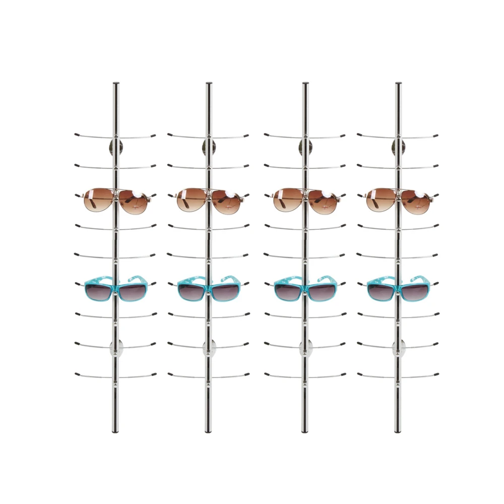 NOC-A-9PC-75CM металлический настенный держатель для очков 9 шт. без блокировки |