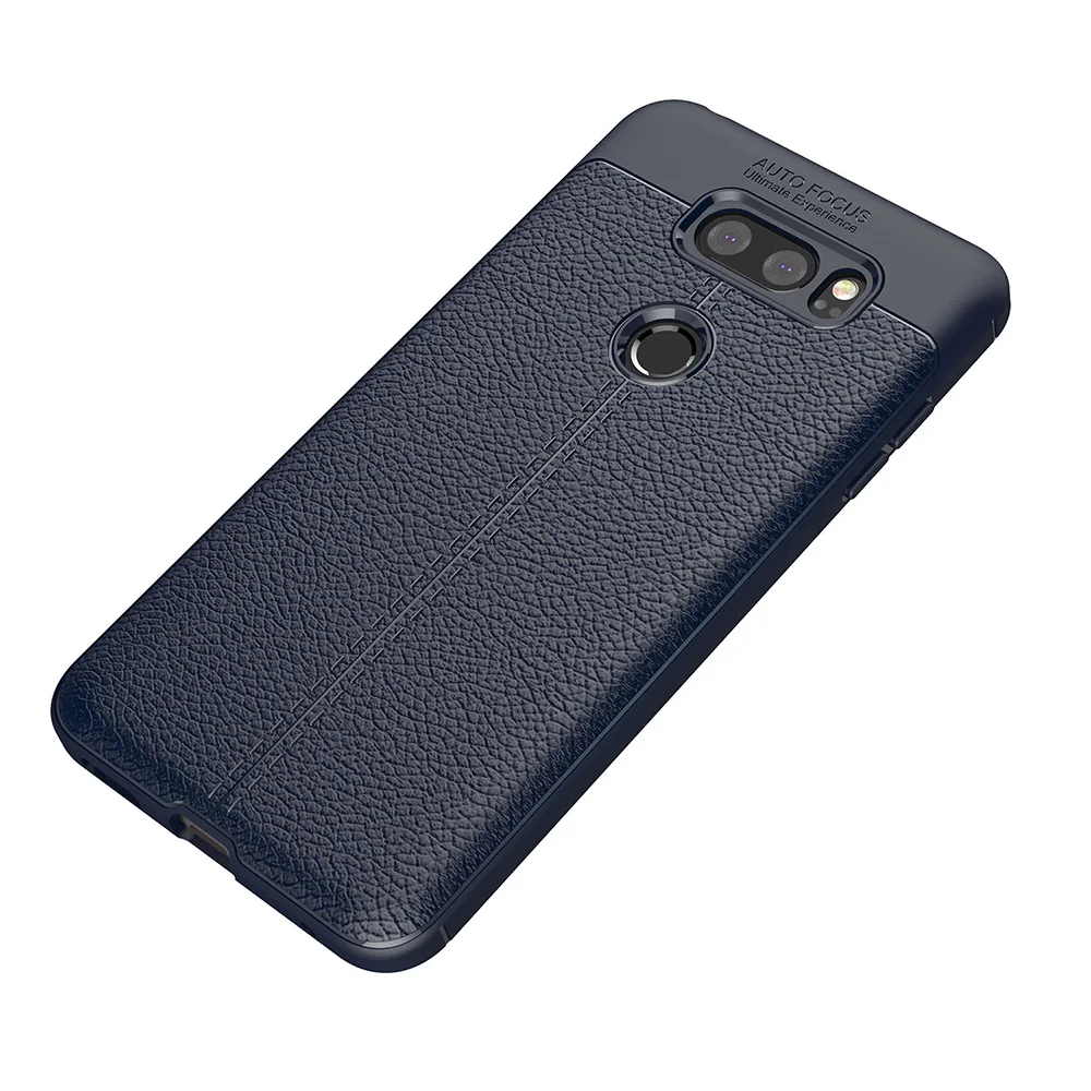 Для LG V30 чехол Lenuo Роскошный из силикона и ТПУ с узором Личи мягкий для телефона |