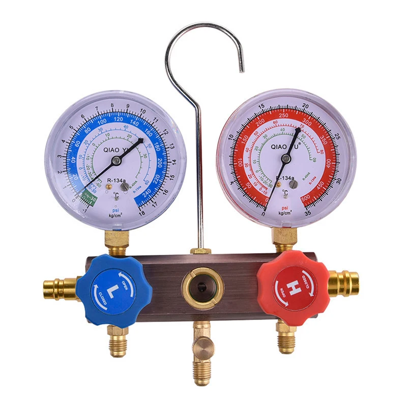 Автомобильный Кондиционер хладагент давление для R12 R22 R134a R404a 410a автомобильный