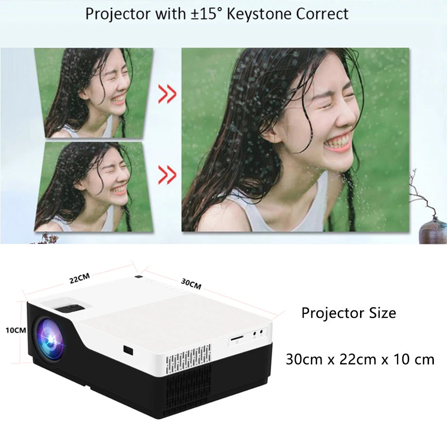 SmartIdea M18 встроенный 1920x1080 Full HD проектор светодиодный 3D проектор для домашнего кинотеатра 5500 люмен Android видео игра lcd 1080P проектор