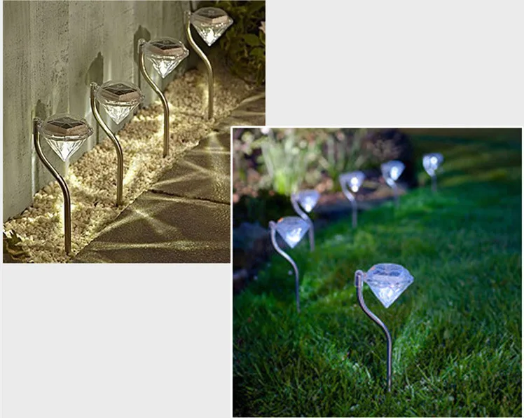Нержавеющей солнечный свет для сада декоративные 100% солнечной энергии Солнечный