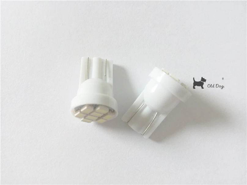 500 шт. светодиод T10 8 smd 1206 светодиодов 8SMD Внутреннее освещение автомобиля 194 168 192 W5W