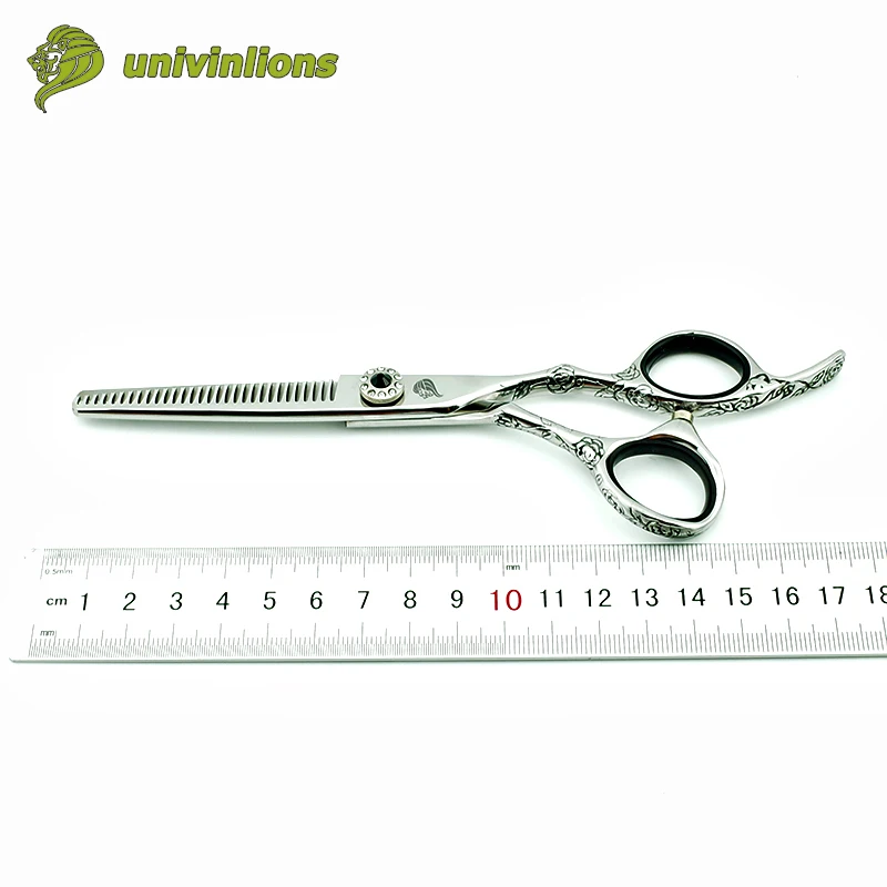 Ножницы Парикмахерские 6 дюймов с гравировкой ножницы-бритва для парикмахеров