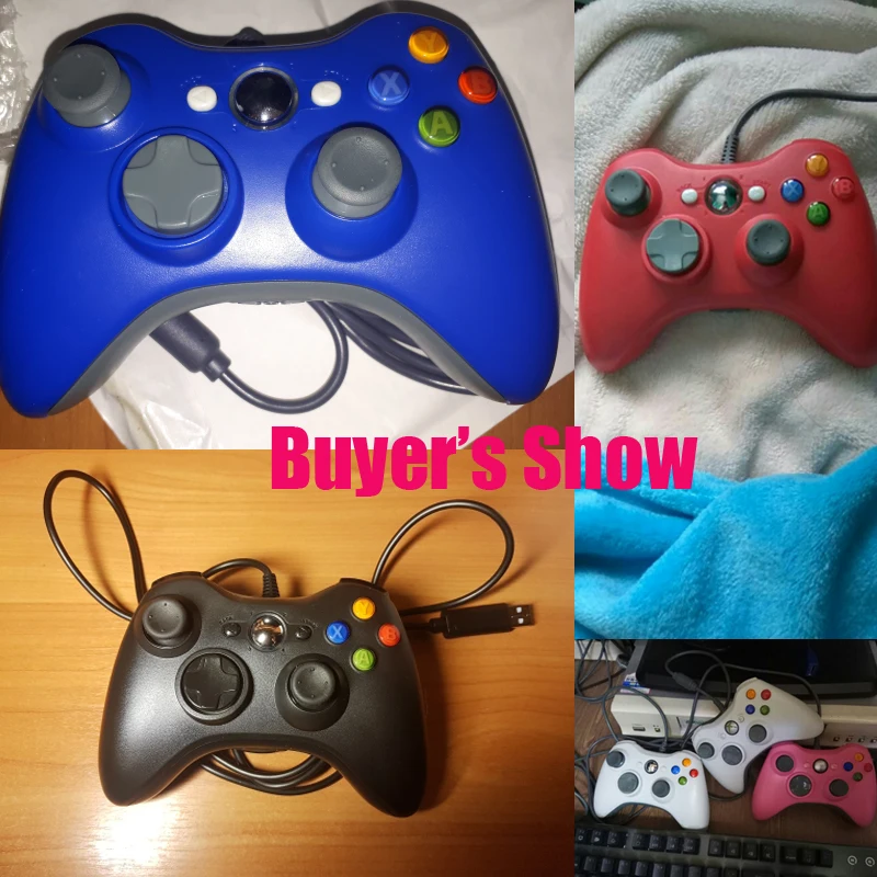 Для Xbox 360 USB проводной Joypad геймпад контроллер для microsoft ПК Windows 7/8/10 джойстик игра