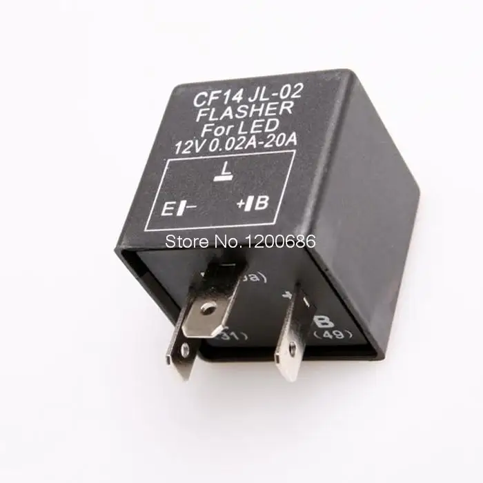 3 контактное автомобильное светодиодное мигающее реле для сигнала поворота|flasher