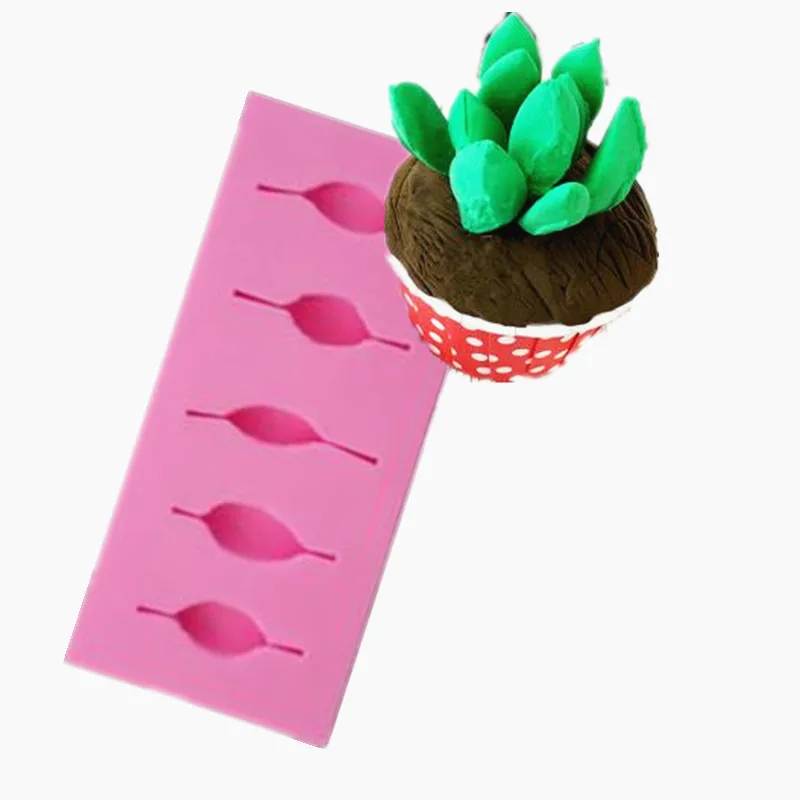 Суккулентные растения помадки формы для торта форма шоколада кухни инструмент
