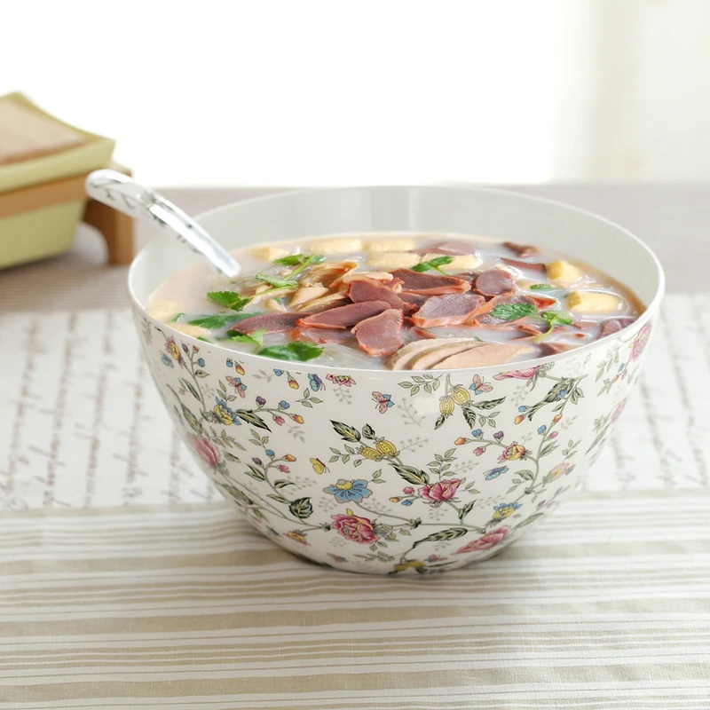 8 дюймов японская миска для супа из костяного фарфора большая керамическая