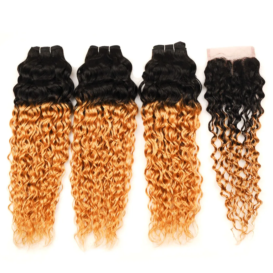 Pinshair Ombre индийские человеческие волосы с волнистыми прядями для наращивания