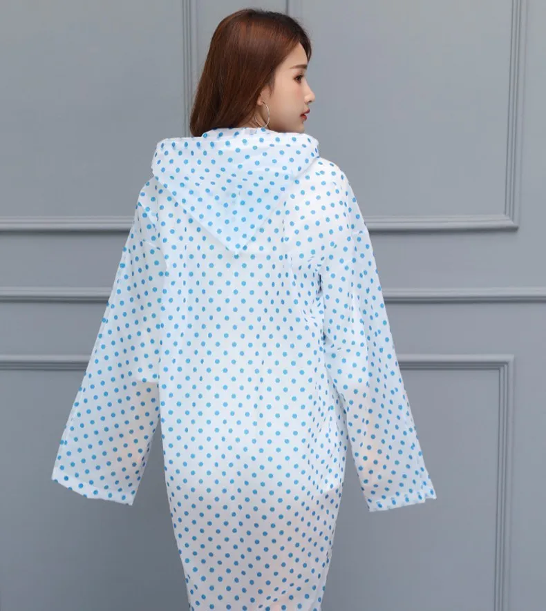Fashion Dot Adult Man Women Environment Raincoat Rainwear Waterproof Poncho Tour Transparent Girl Rain Coat Gear JJ-SYYY138- | Дом и сад