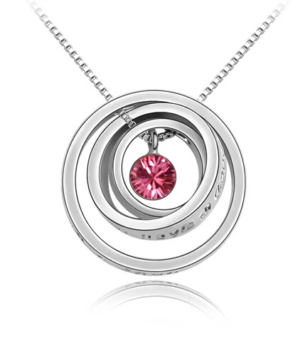 Новый 2015 ожерелье австрийский хрусталь подвески оптовая продажа N3841-4 | Украшения